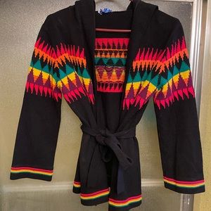 Vintage 70’s/80’s sweater/cardigan hoodie